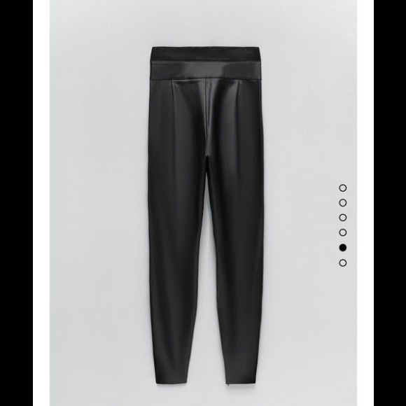 Zara Pants & Jumpsuits Zara Faux Leather Pants Poshmark